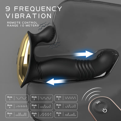 YoYoLemon Prostata Massager P-punktsstimulator för män, vibrerande analleksak